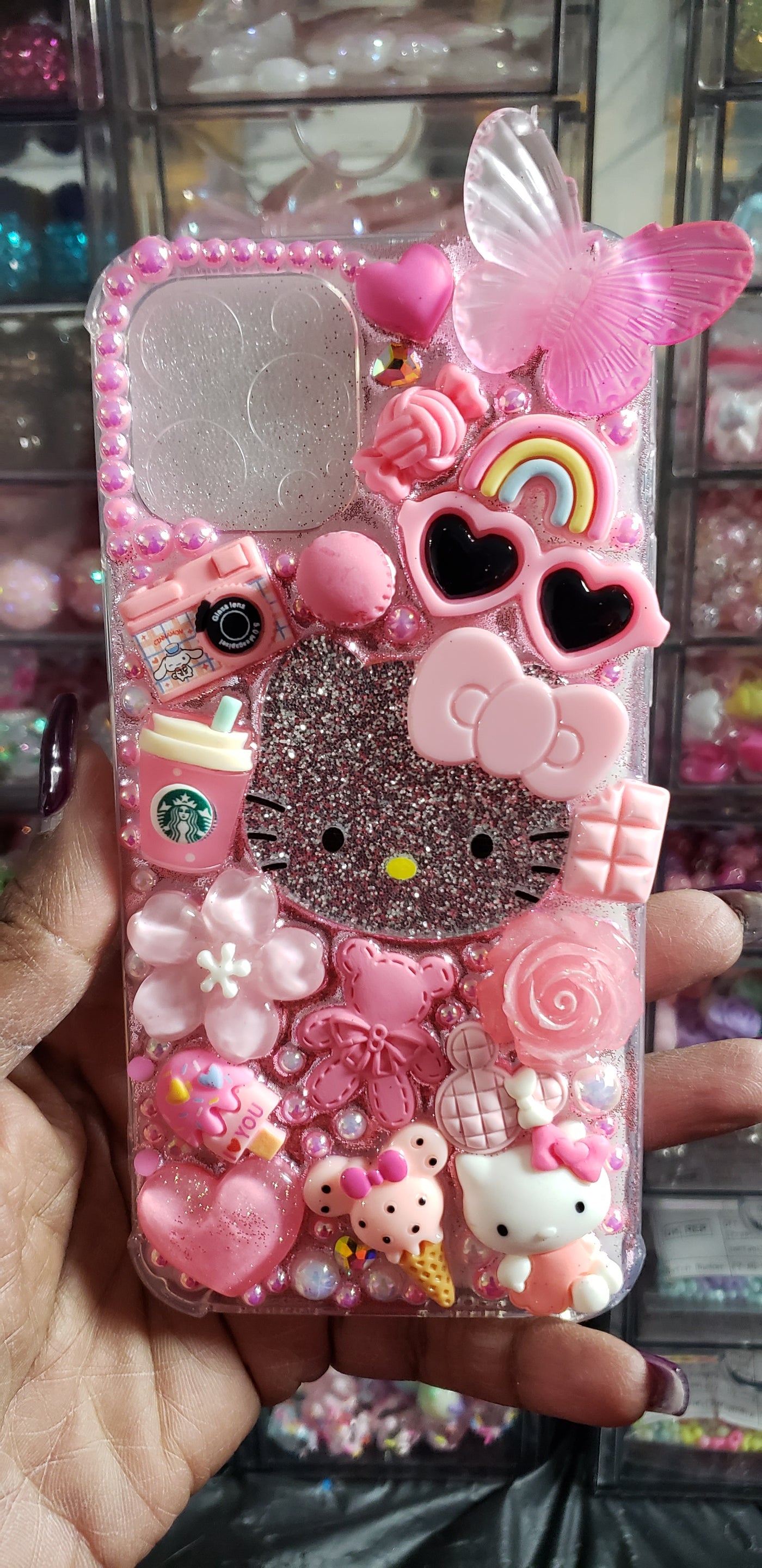 Pink Kitty Theme (Junk) Phone Case