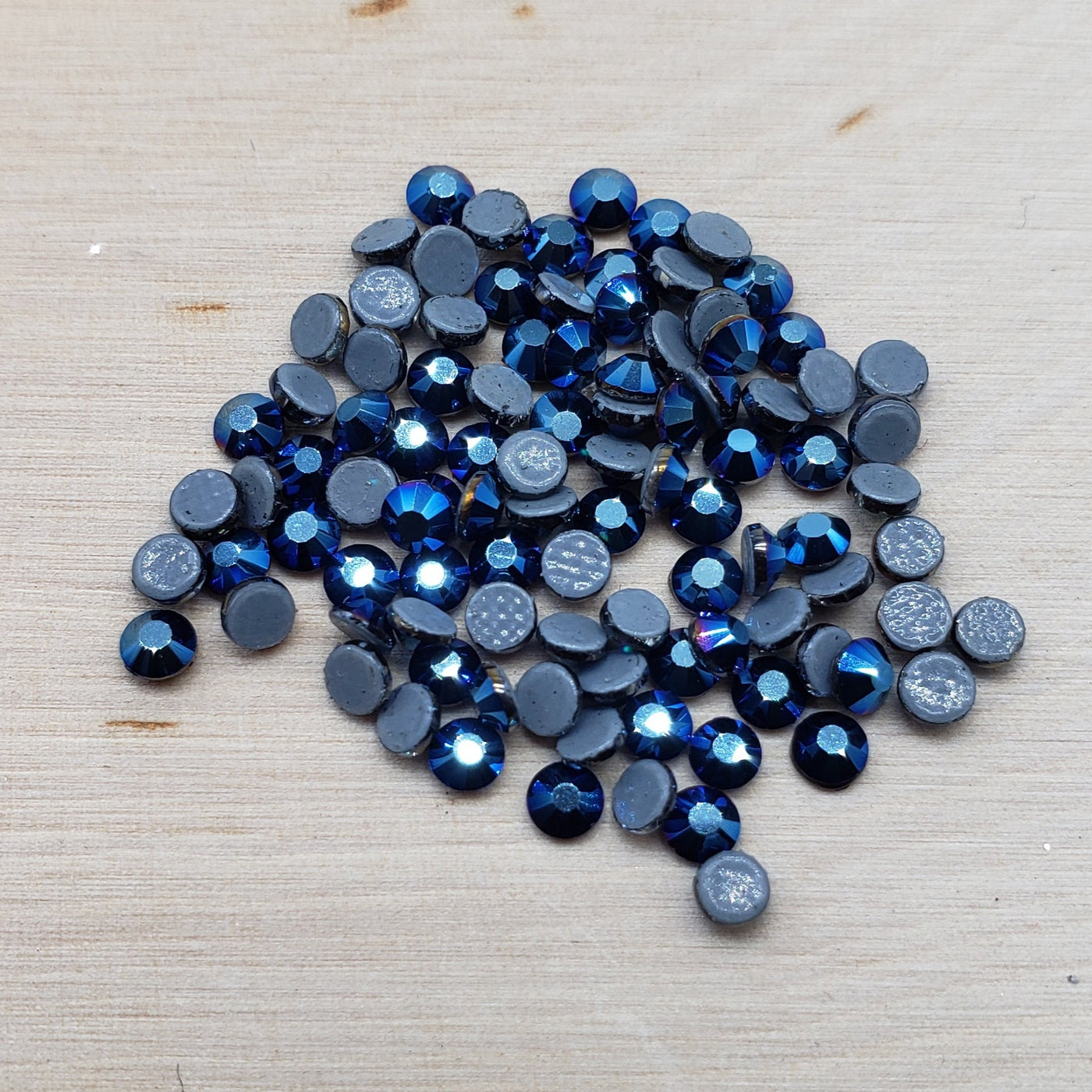 Metallic Blue Hot Fix Rhinestones - Charmed By TJ