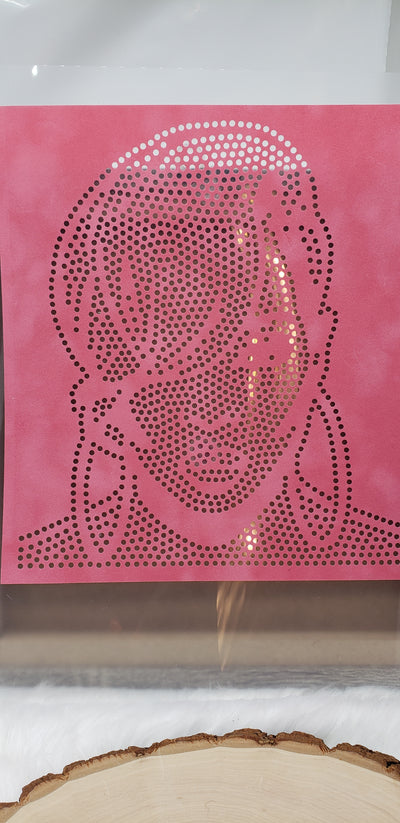 Mary J. Blige rhinestone template - Charmed By TJ